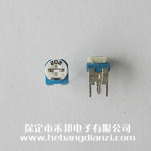 202 卧式蓝白可调电阻 2K
