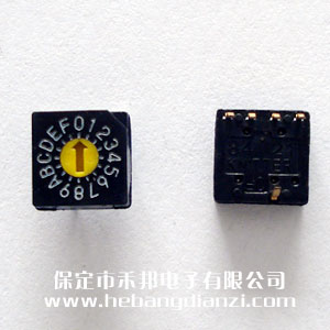 编码开关0-F 直插(chā)