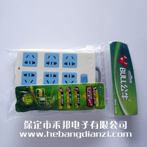 带线插座5孔-6